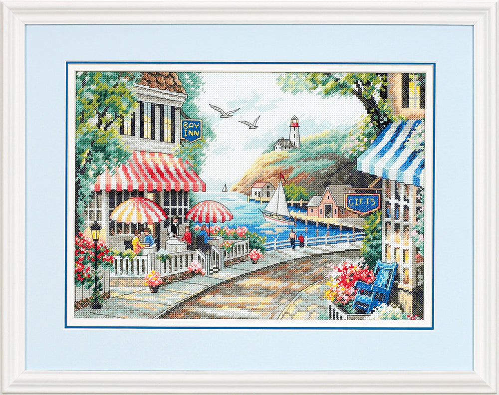 Cafe By The Sea - 35157 Dimensions - Cross Stitch Kit
