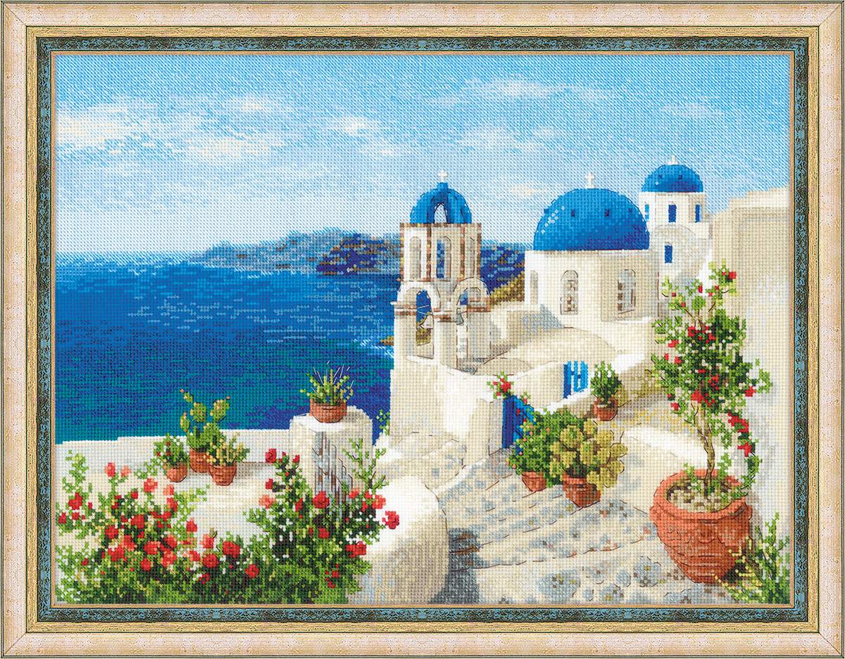 Kit de Punto de Cruz "Santorini" 1644