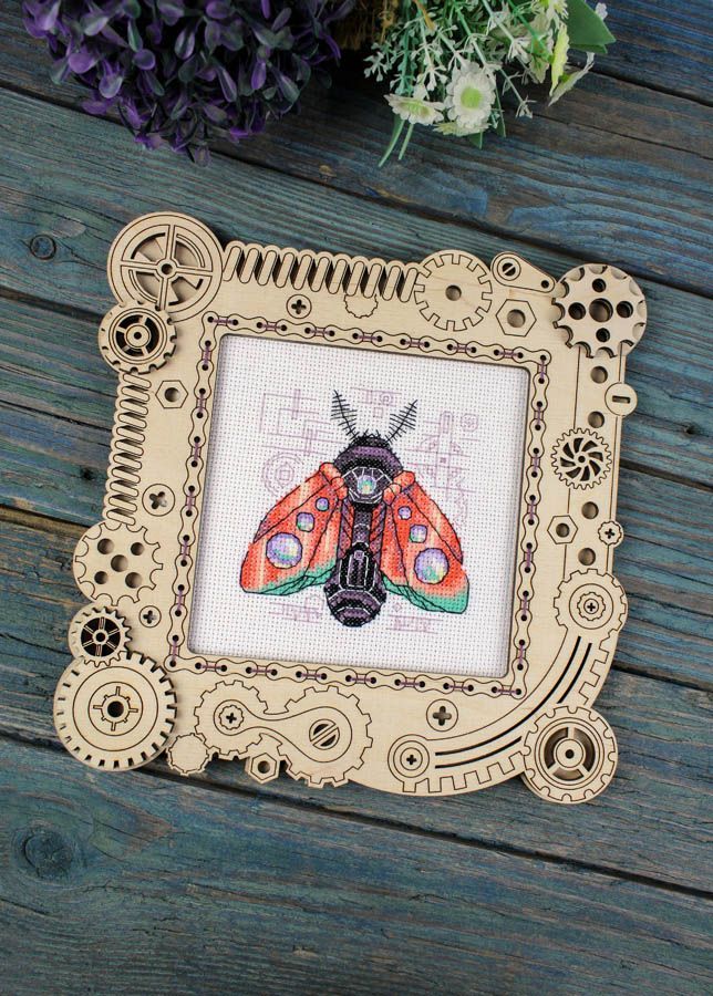 Kit de point de croix "Hawkmoth. Steampunk" SM-771 par MP Studia