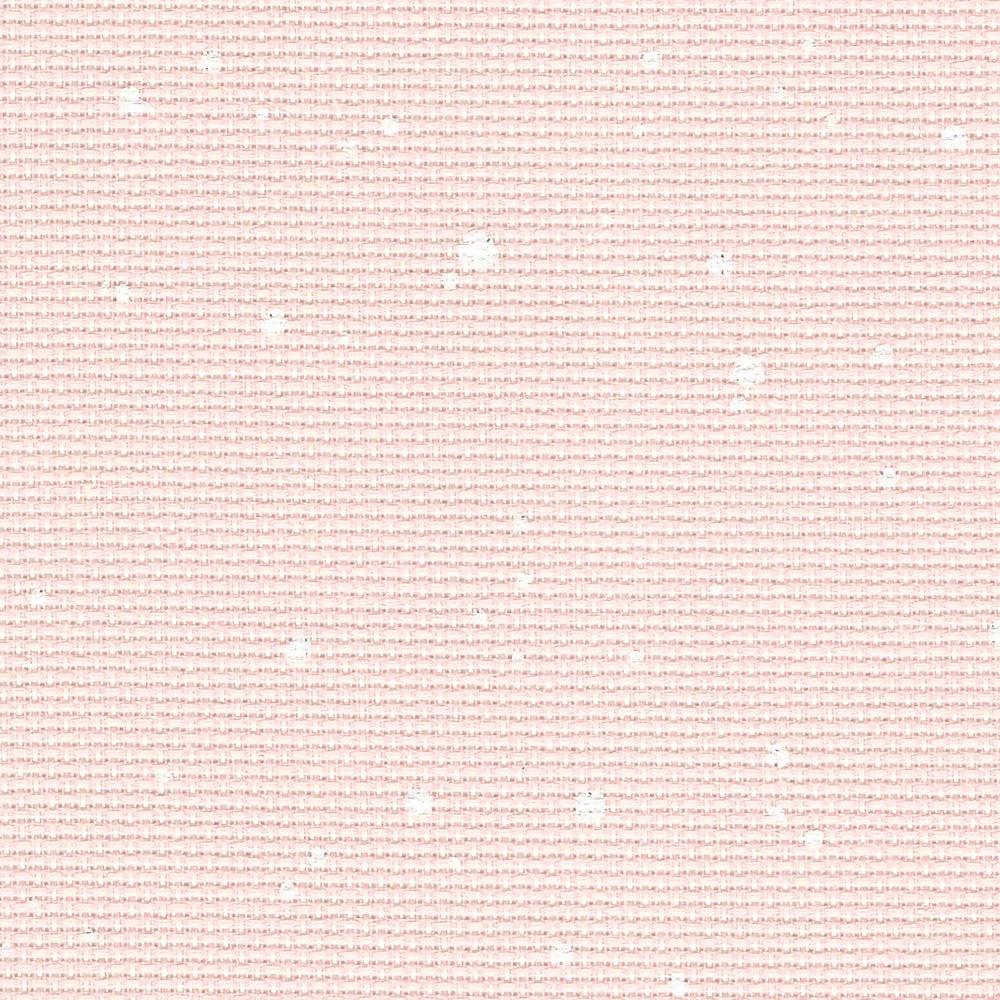 Tela Aida 14ct Zweigart Splash – No. 3706/4259 (Color Rosa con Motas Blancas)