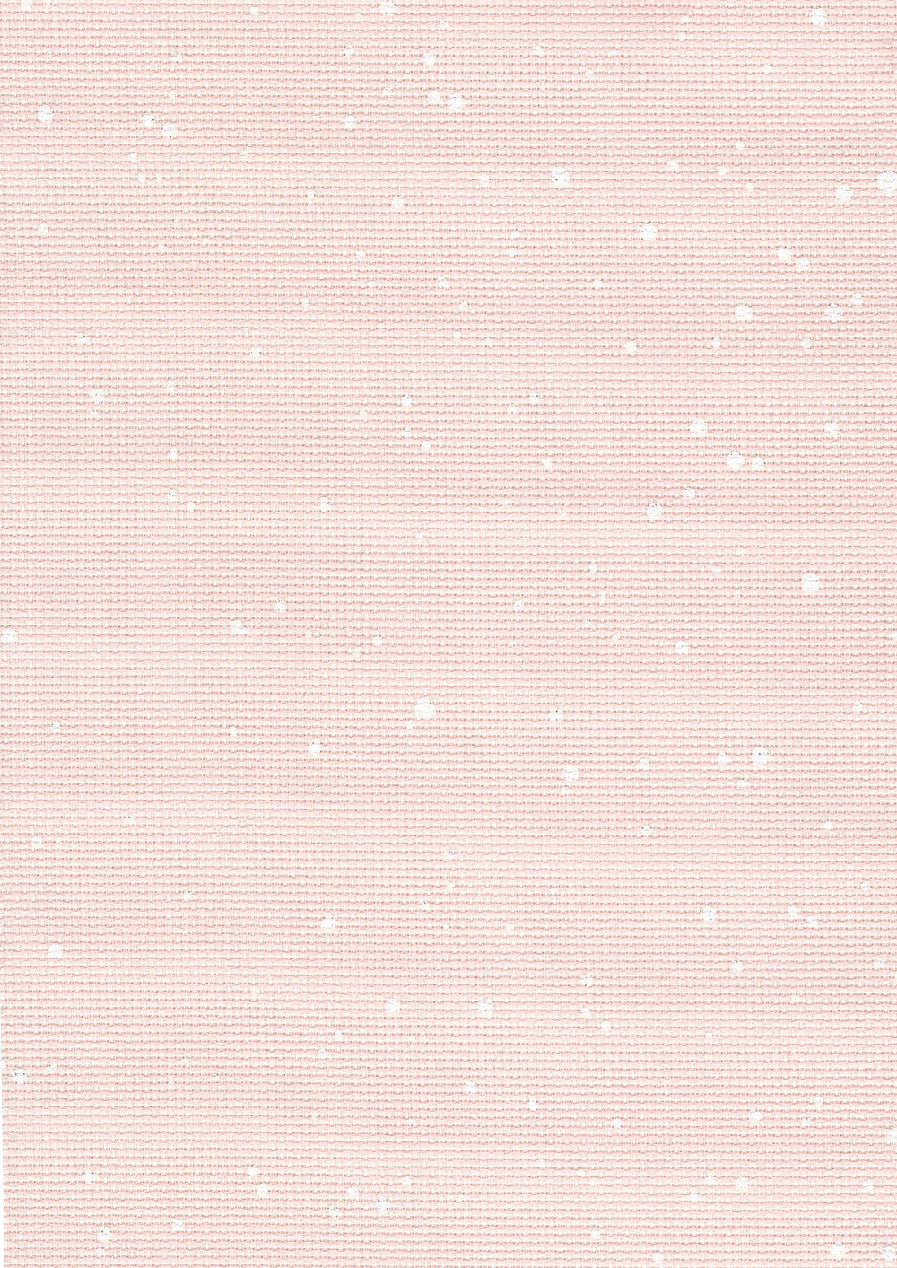 Tela Aida 14ct Zweigart Splash – No. 3706/4259 (Color Rosa con Motas Blancas)