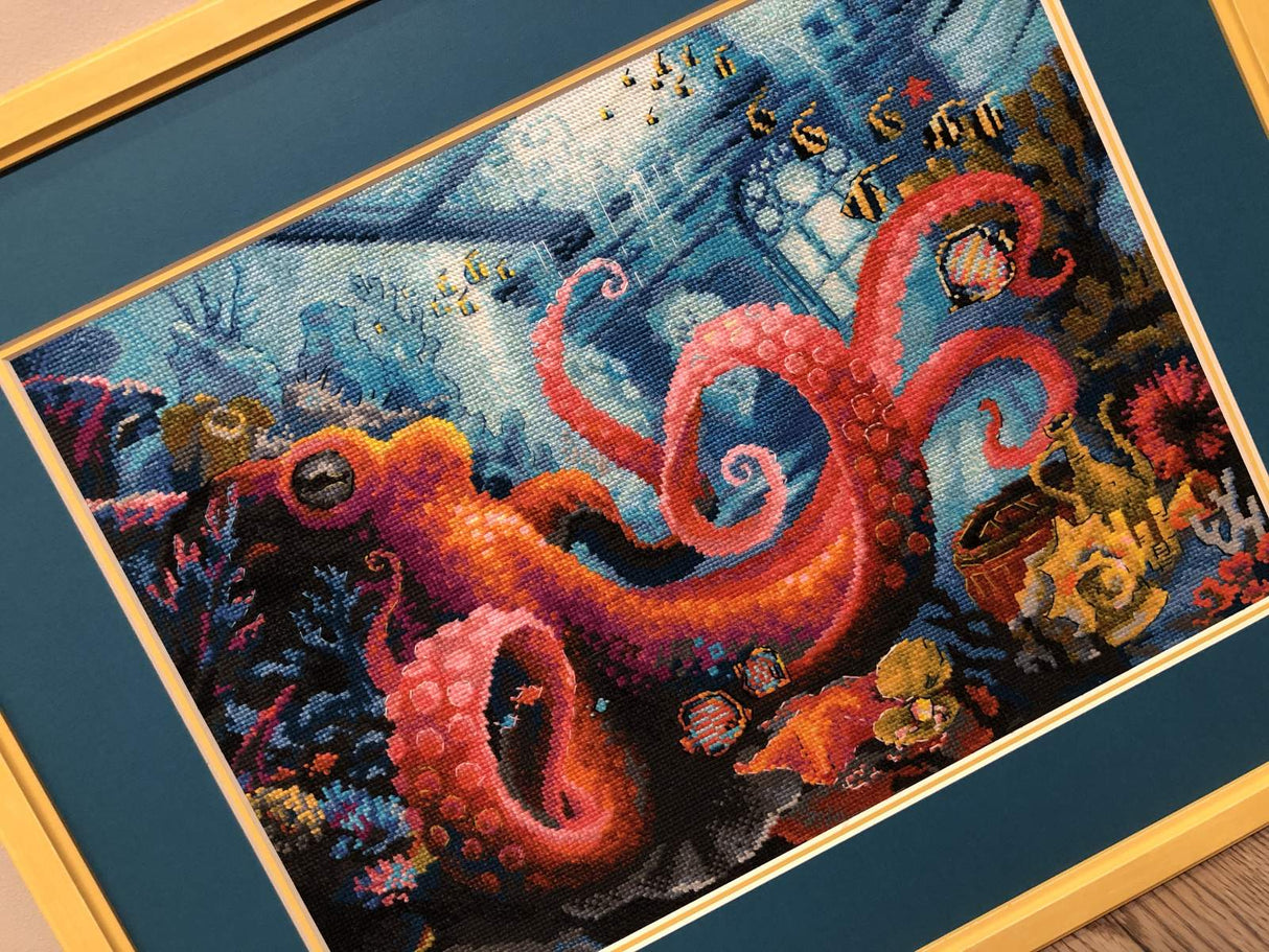 Kit de point de croix "Le Royaume sous-marin" 1788