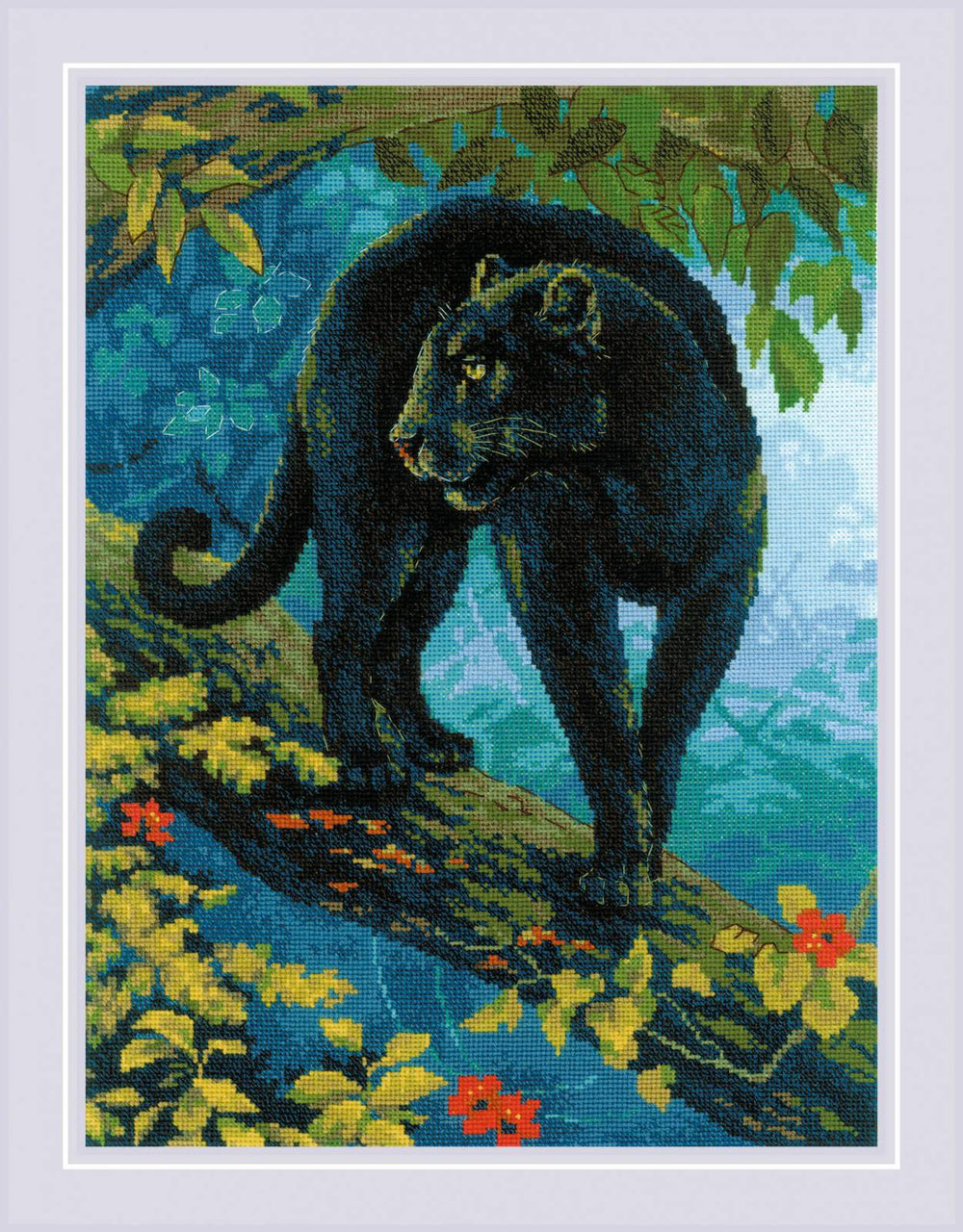 Kit de broderie au point de croix "Bagira" 1826 (arrêté)