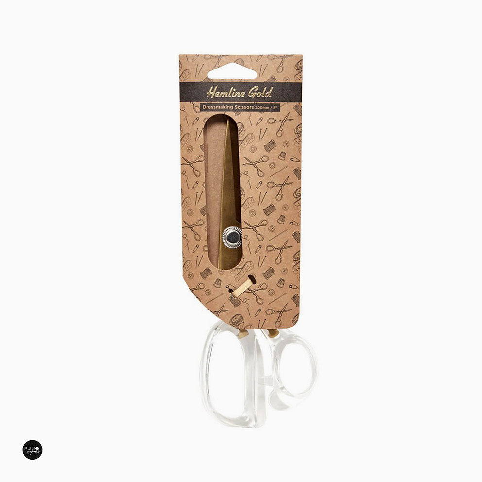 Ciseaux de coupe et de couture Hemline Gold - Coupes précises et confort ergonomique