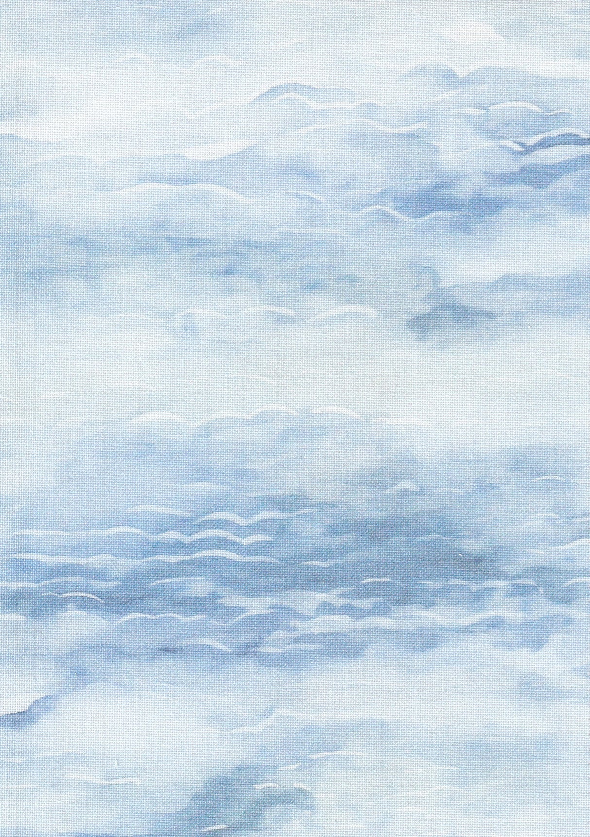 Tela Murano Lugana 32 ct Zweigart 3984/90002 Deep Water vista vertical