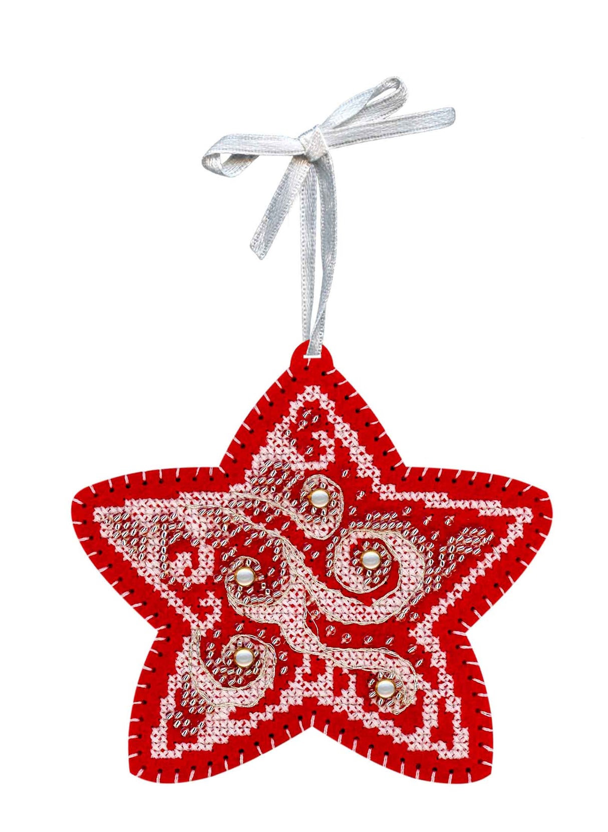 Kit au point de croix "Motifs givrés. Petite étoile" ST-1092 MP Studia