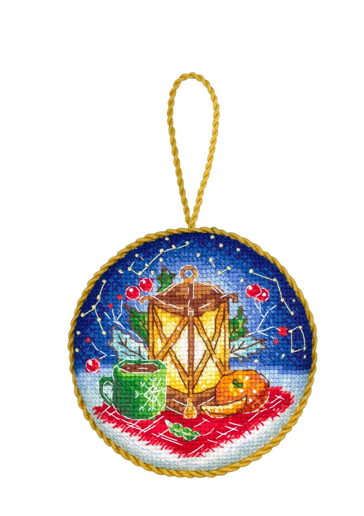 Kit de Punto de Cruz MP Studia SNV-904 – Lantern. Pinkeep