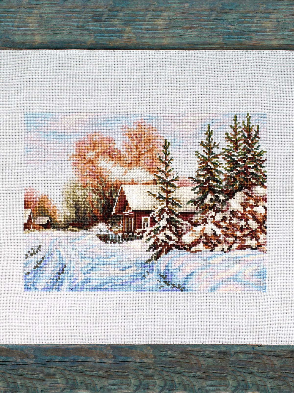 Kit de Punto de Cruz MP Studia SNV-910 – Village Street