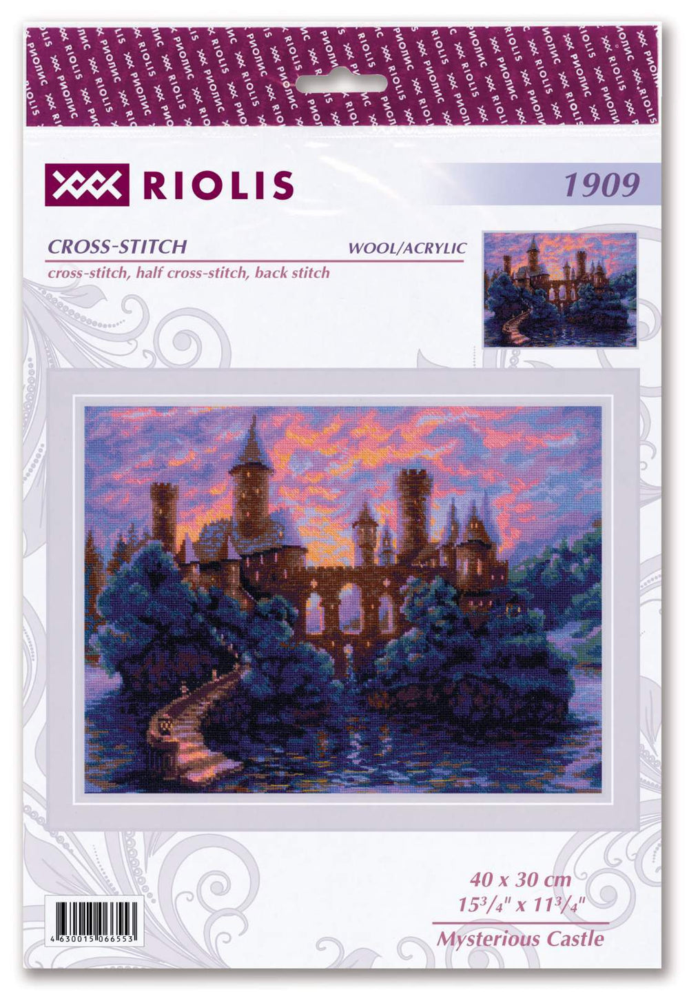 Kit de Punto de Cruz "Castillo Misterioso" 1909