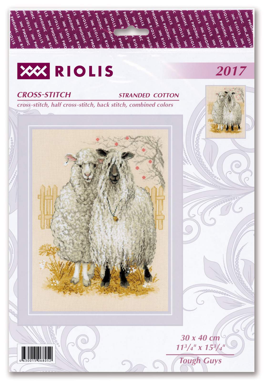 Kit de point de croix Riolis - Les durs à cuire, 2017