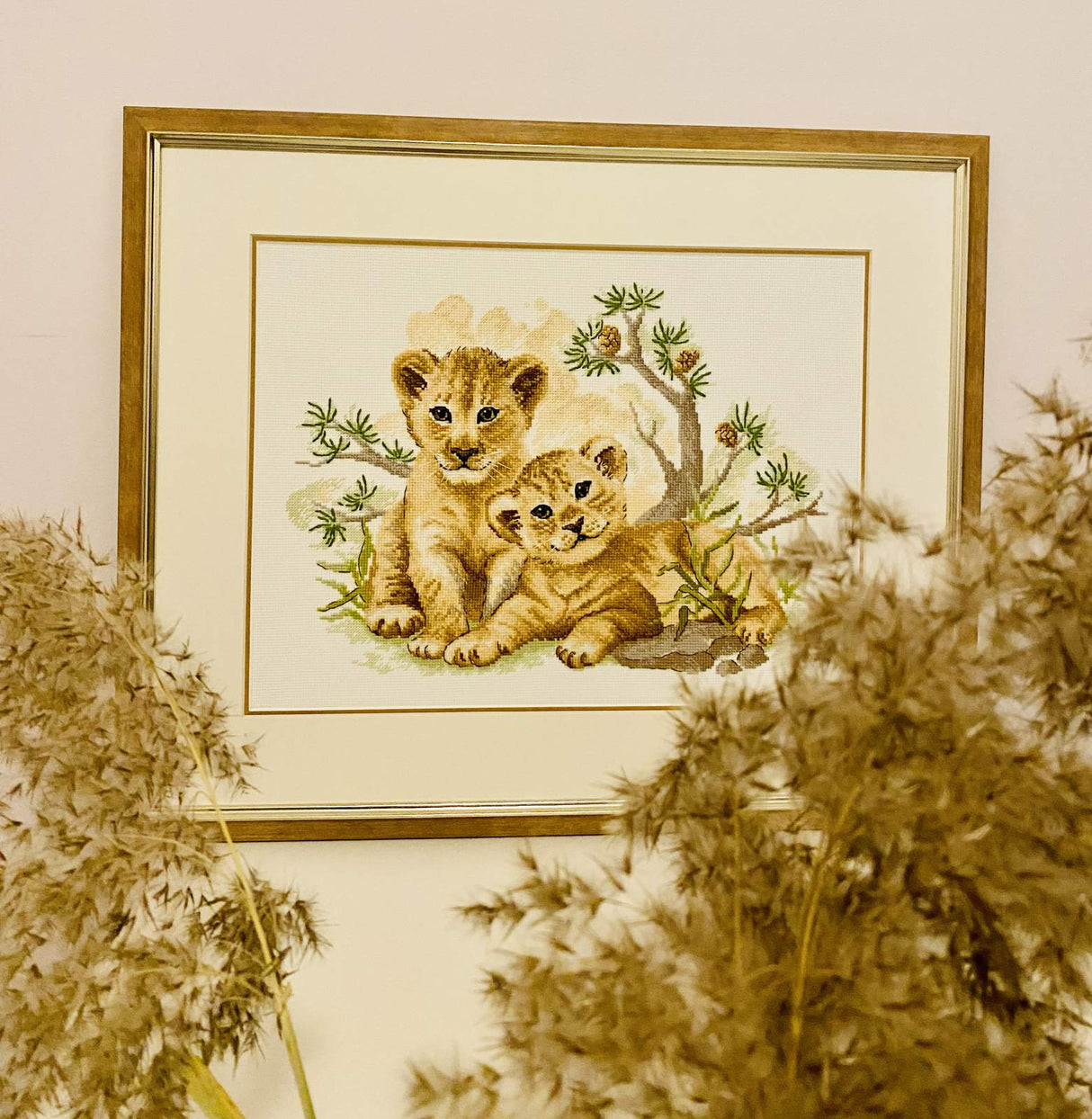 Kit de point de croix Riolis - Enfants de la savane, 2046