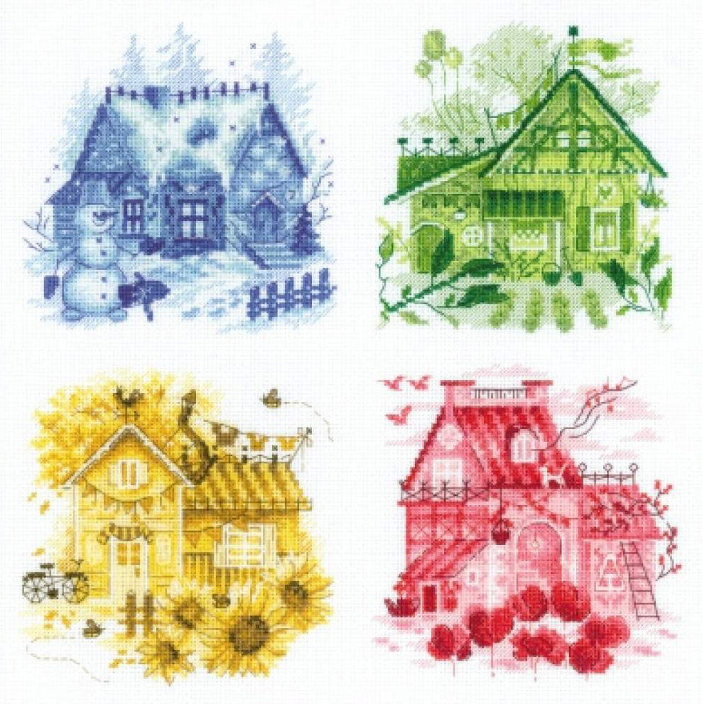 Cross Stitch Kit - "Happy Street" - Riolis 2143