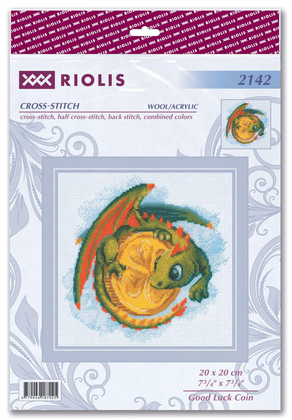 Kit au point de croix - "Pièce porte-bonheur" - Riolis 2142