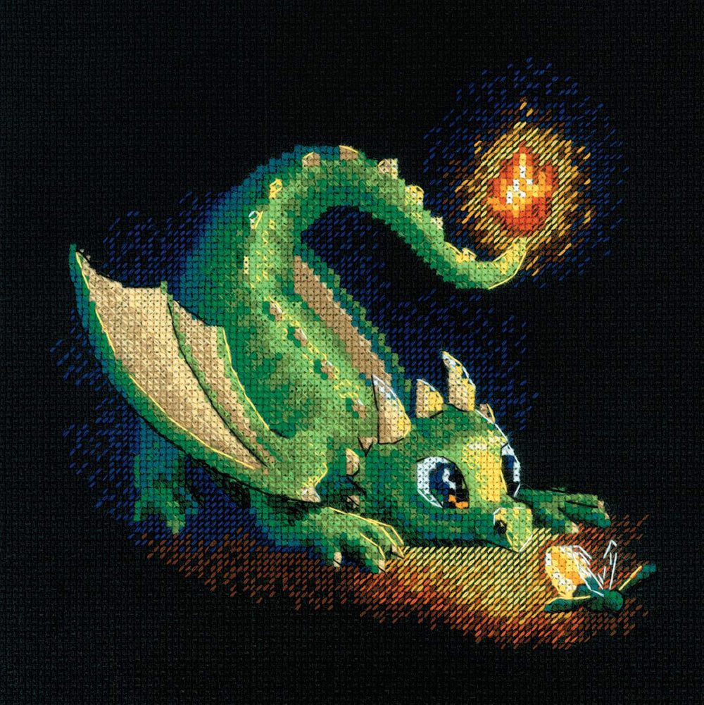 Kit de broderie au point de croix - "Naughty Sparkles" - Riolis 2160