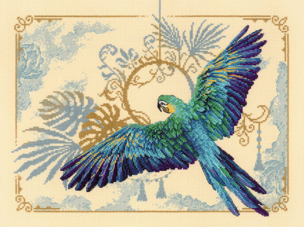 Kit au point de croix - "Splendeur tropicale" - Riolis 2182