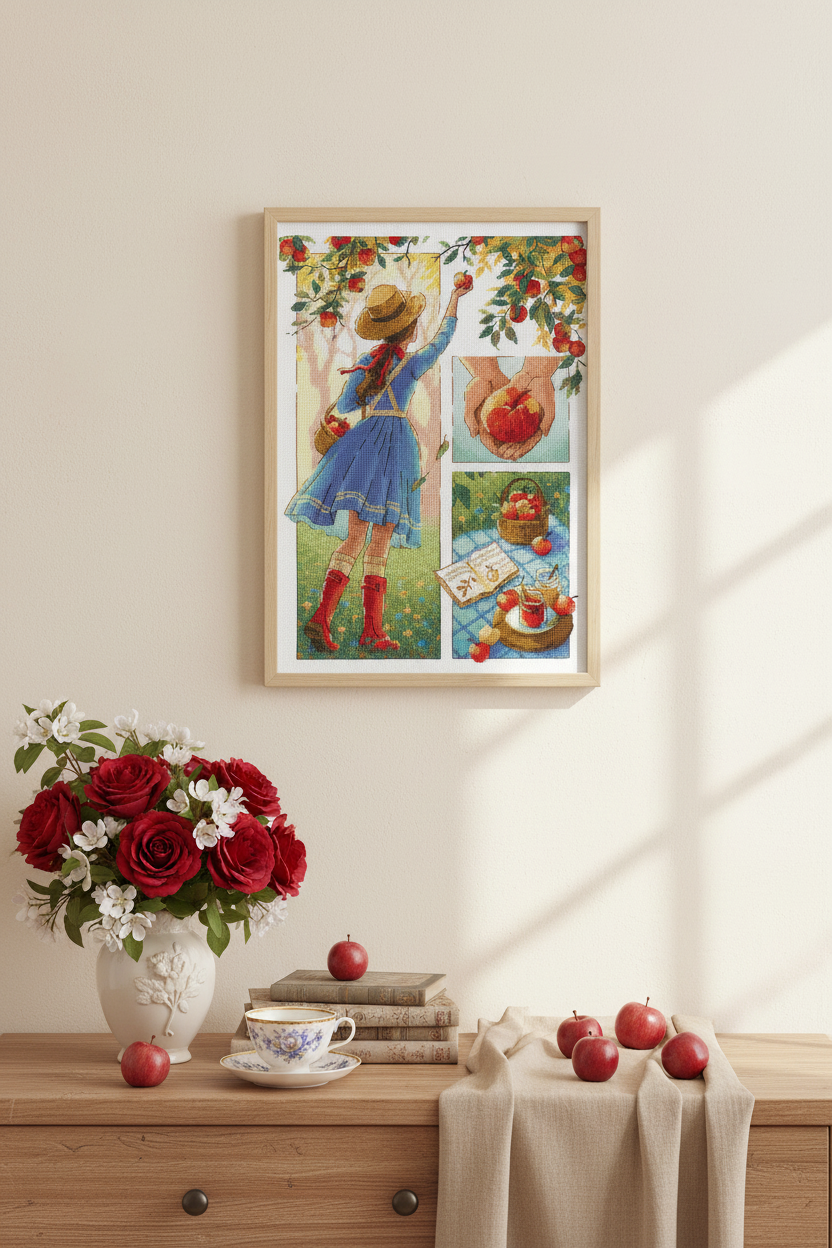 Cross Stitch Kit - "Harvest Day" - Riolis 2201
