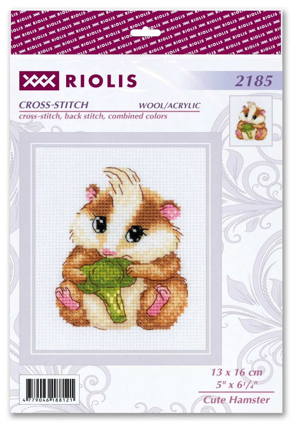 Kit de broderie au point de croix - "Hamster mignon" - Riolis 2185
