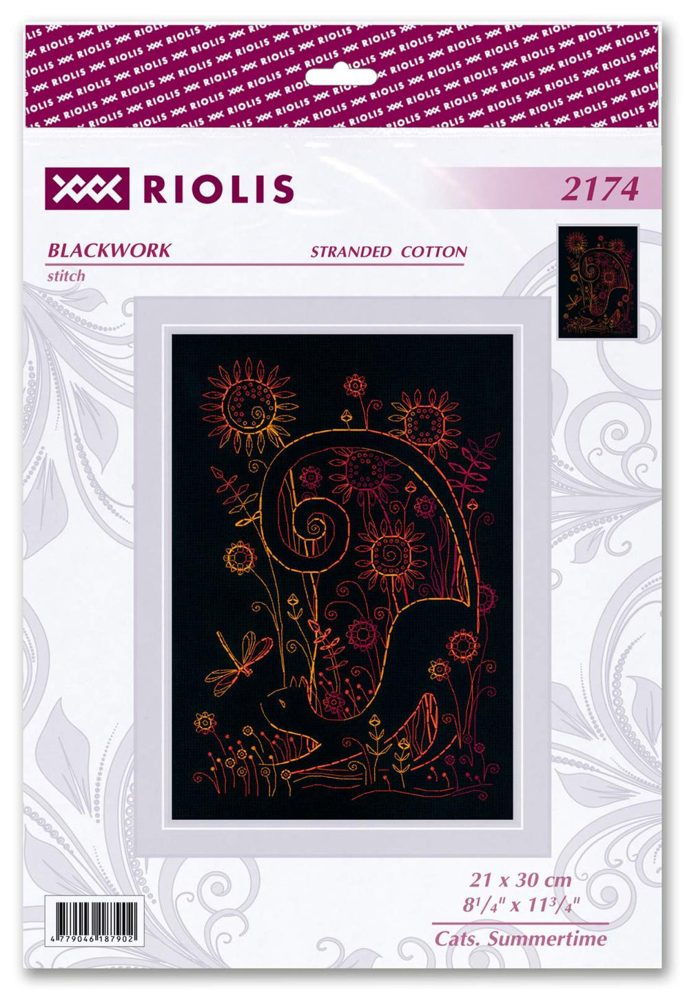 Kit de point de croix "Chats. L'été" Riolis 2174