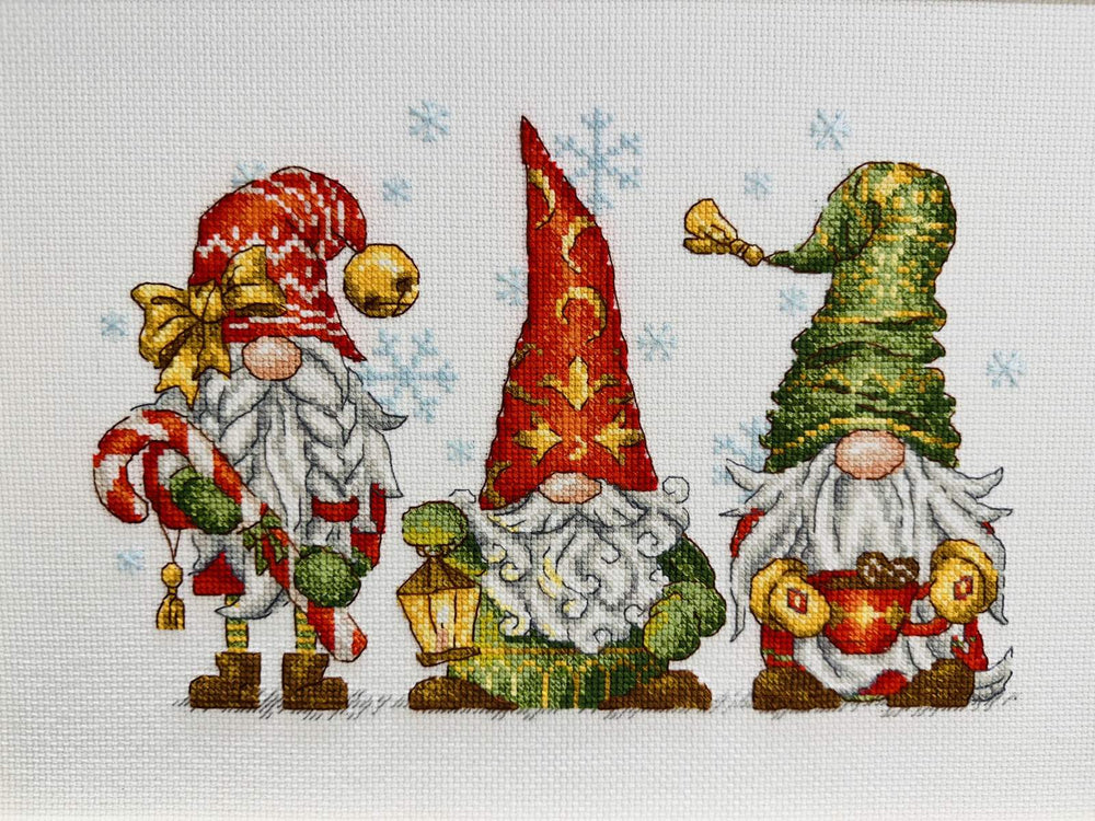 Cross Stitch Kit "Jolly Gnomes" Riolis 2234