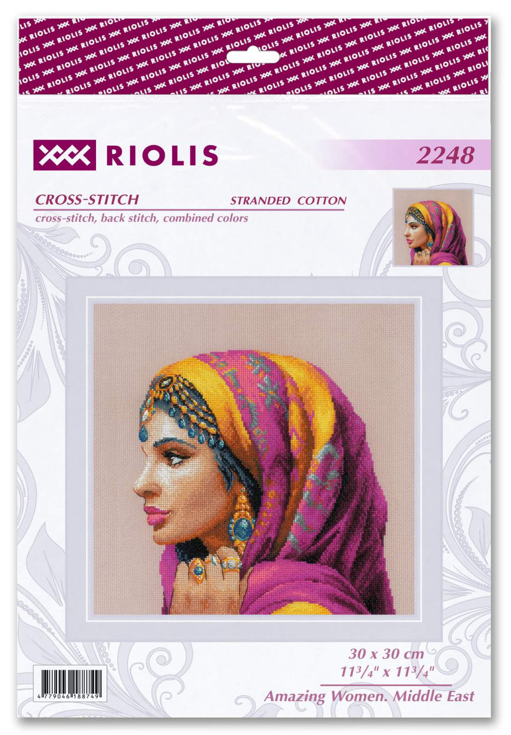 Kit de point de croix : « Femmes étonnantes. Moyen-Orient » Riolis (#2248)