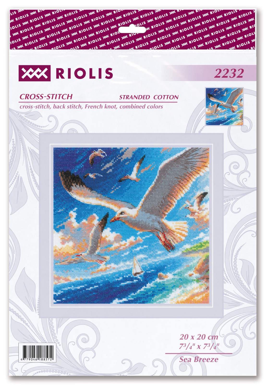 Kit de point de croix "Brise marine" Riolis 2232