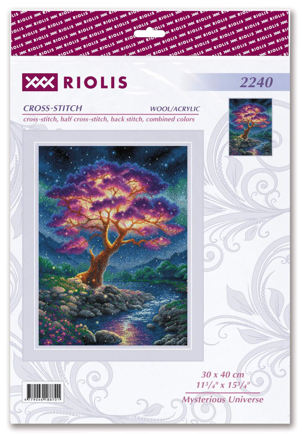 Kit de point de croix "Univers mystérieux" Riolis 2240