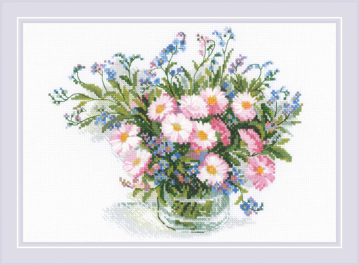 Cross Stitch Kit "Soft Daisies" 2277
