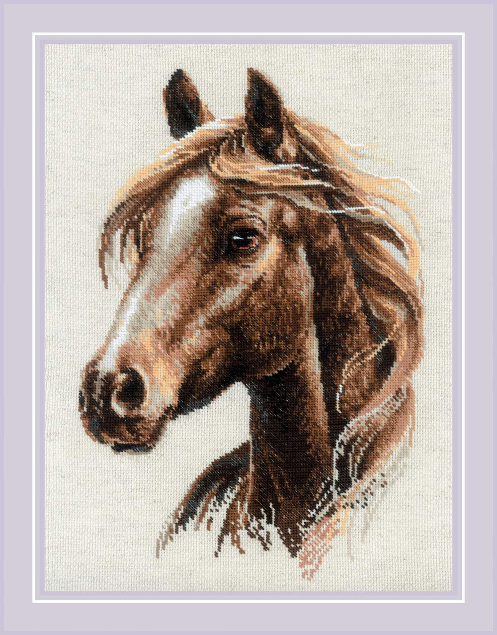 Kit de Punto de Cruz – Proud Spirit 2293 | Retrato de caballo realista