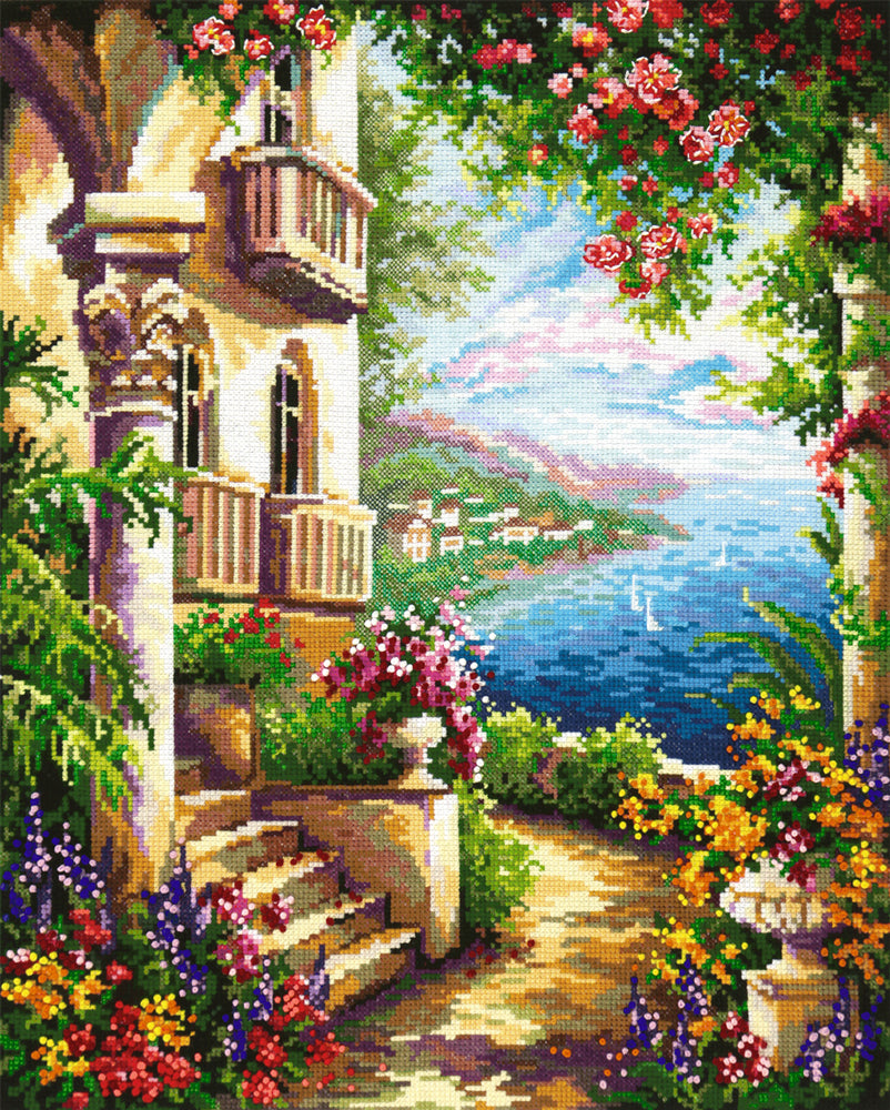 48-05 At the Black Sea. Magic Needle Cross Stitch Kit