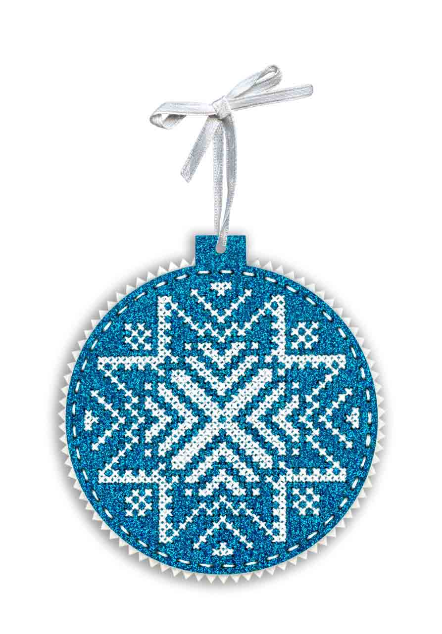 Kit au point de croix "Motif neige" ST-1083 MP Studia