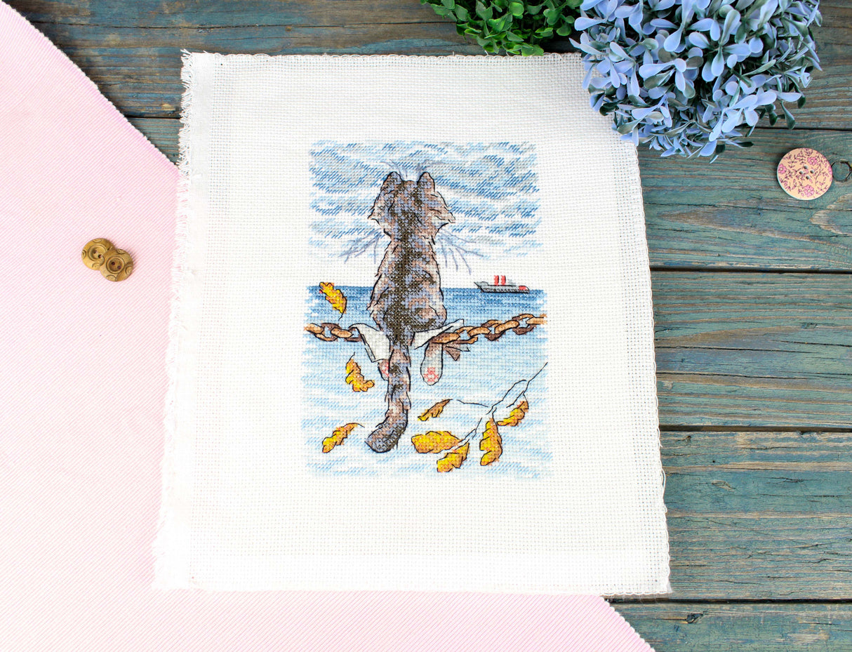 Cross Stitch Kit "Melancholy" MP Studia SM-784