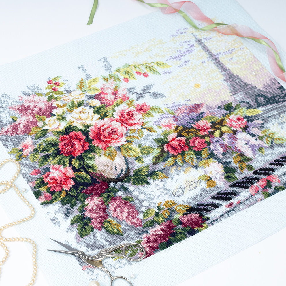 Kit de point de croix "Mélodies de Paris" - 520-560 Magic Needle