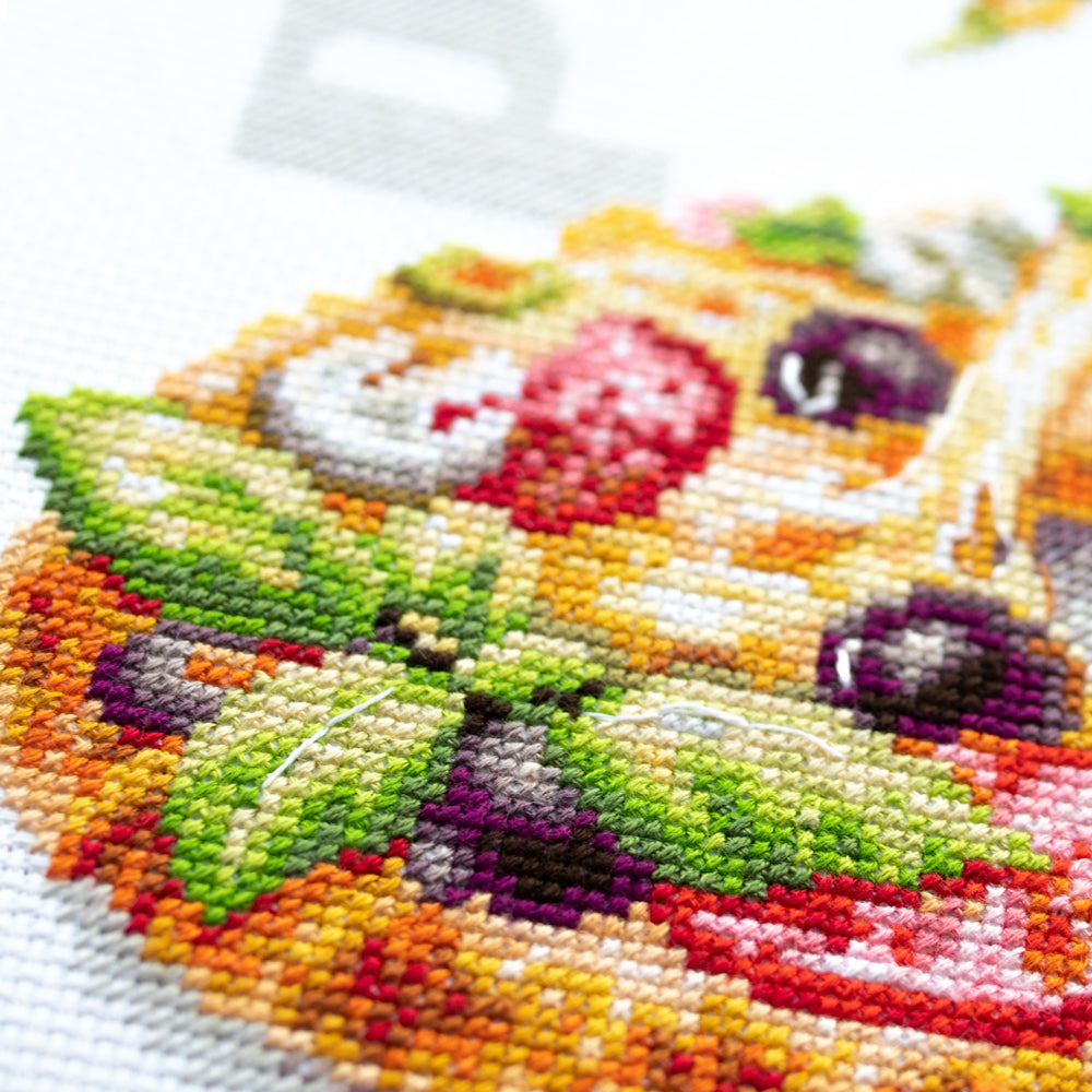 Magic Needle Cross Stitch Kit - Pizza 528-557