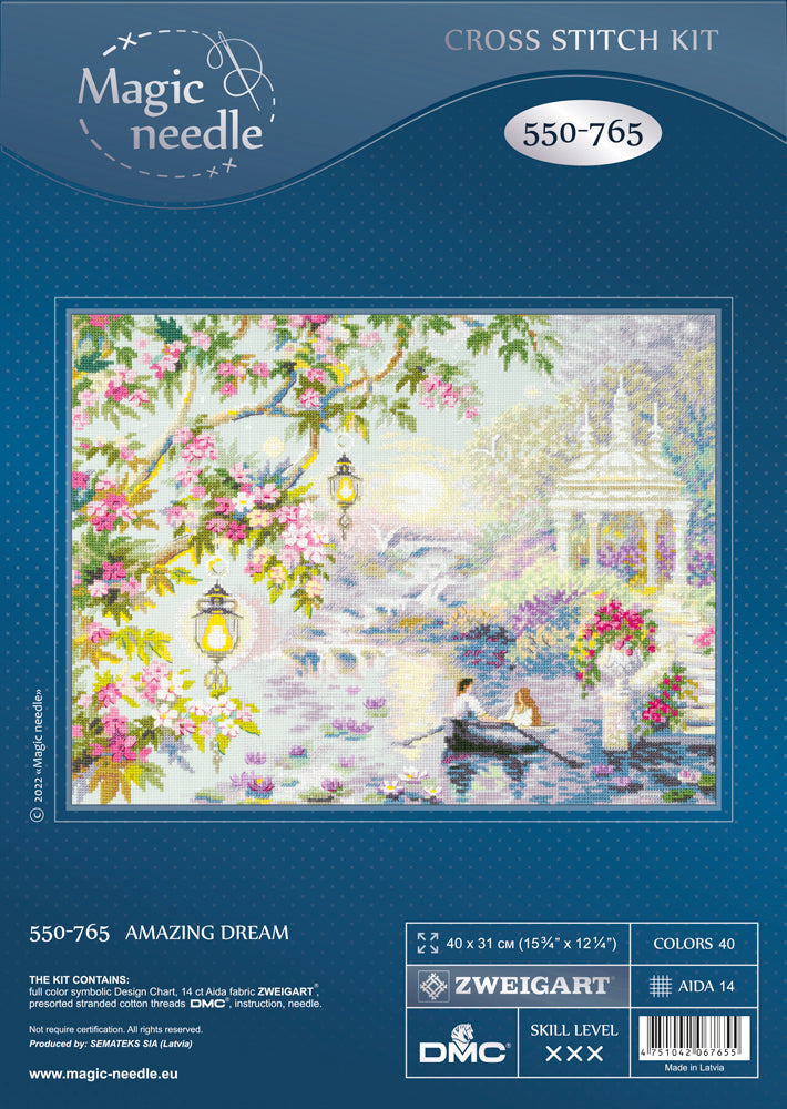 Rêve incroyable. Kit point de croix aiguille magique 550-765