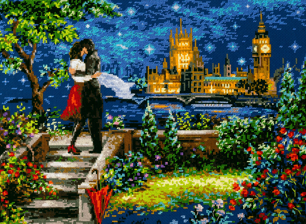 Rendez-vous à Londres. Kit point de croix aiguille magique 550-767