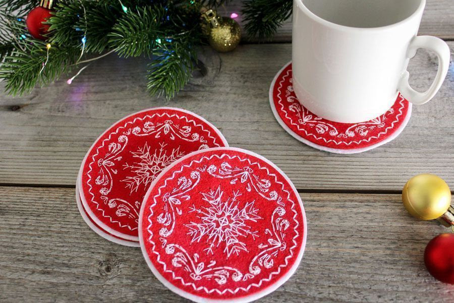 Winter patterns - ST-1013 MP Studio - Cross stitch kit