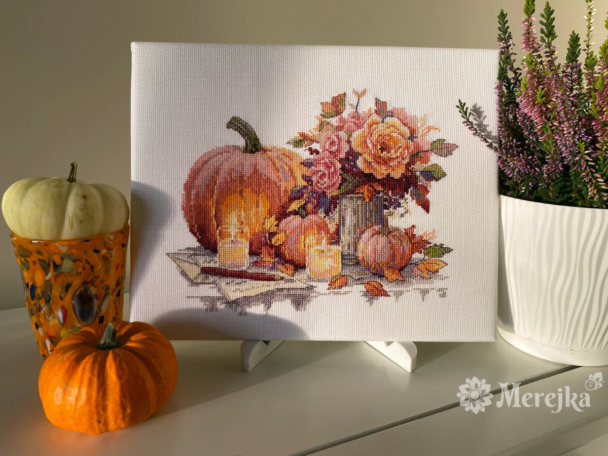 Cross Stitch Kit "Still Life with Pumpkins" by Merejka - K-241A