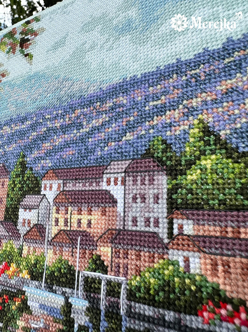 Cross Stitch Kit "Porto Lake" - Merejka K-234T