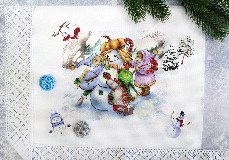 Friendly team - SM-724 MP Studio - Cross stitch kit