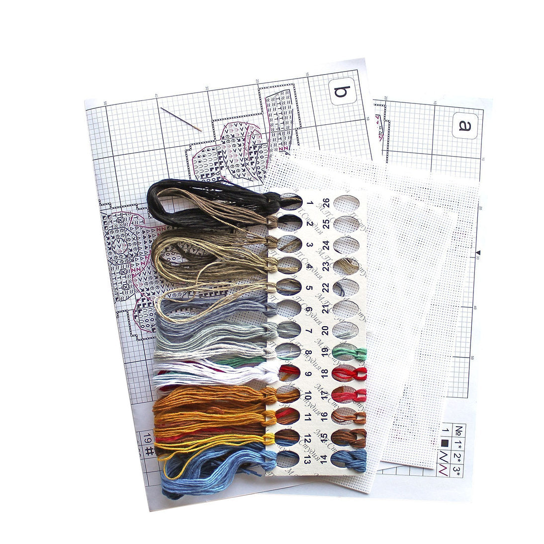 Kit de Punto de Cruz. Woodcutter - MP Studia SR-829