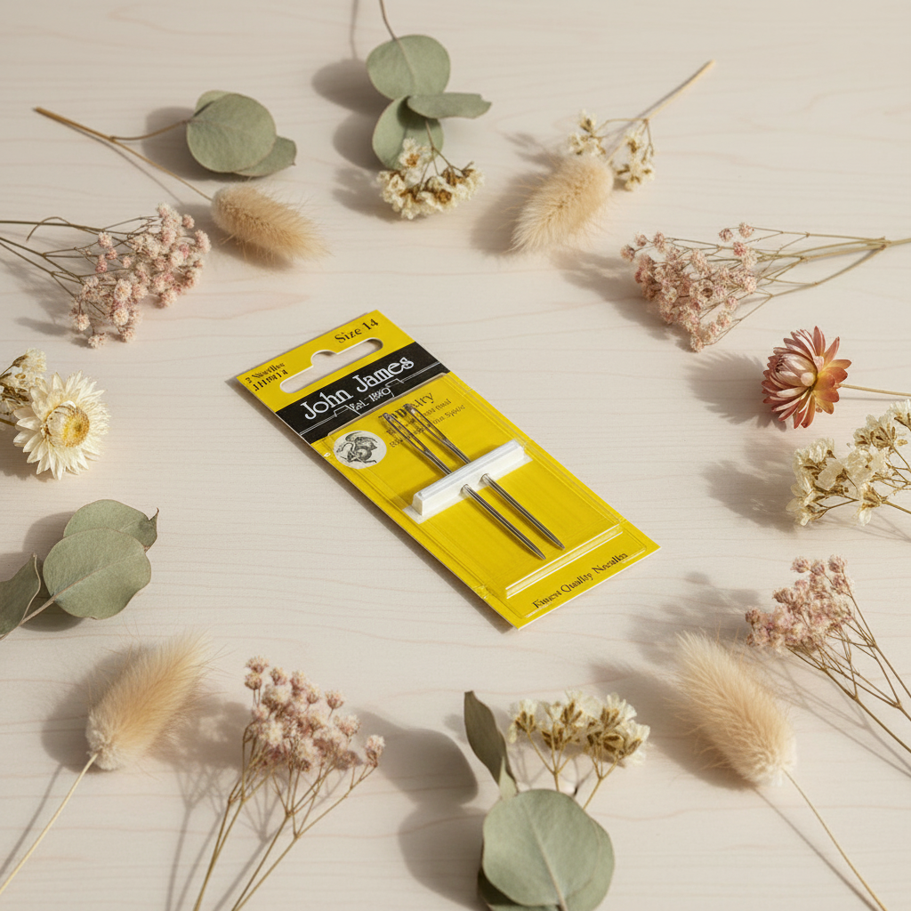 John James Tapisserie/Aiguilles au point de croix – Taille 14 (Lot de 2) JJ19814