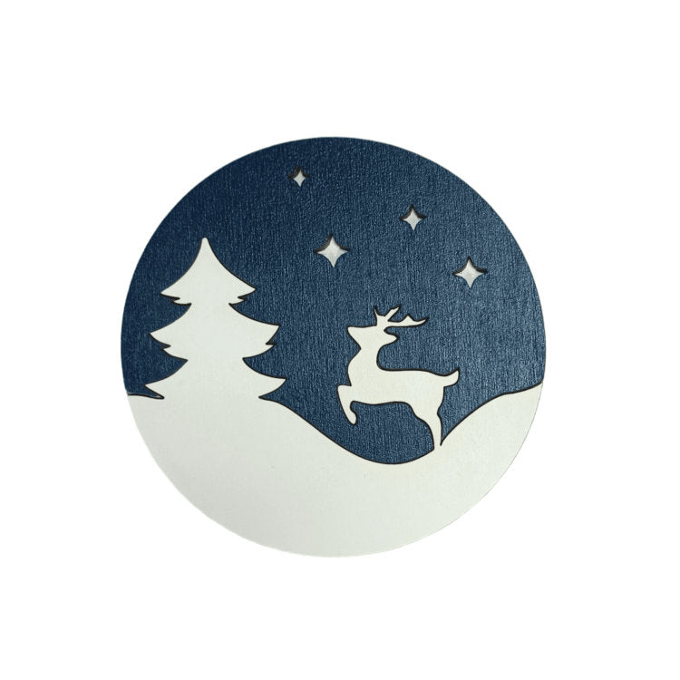 Cerf d'hiver. Organisateur pour perles et perles par Wizardi KF027/70