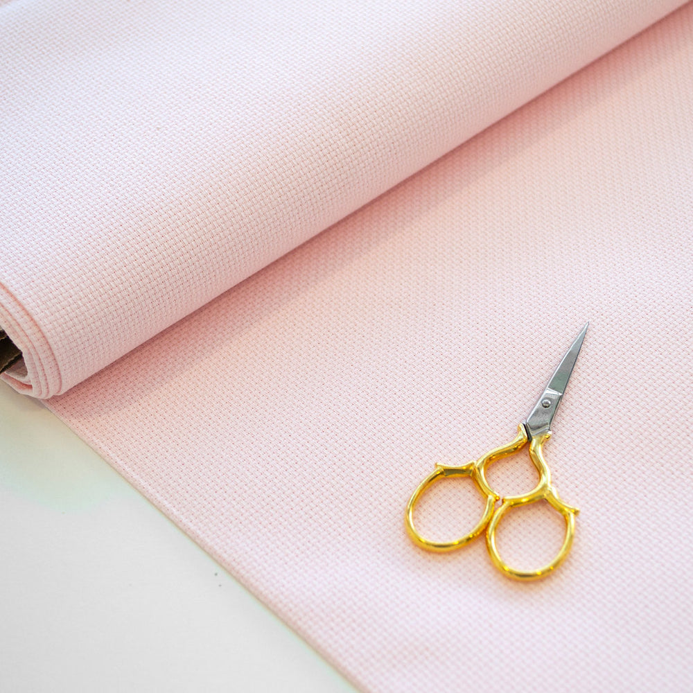 3706/4110 Tissu AIDA 14 fils. Bo-Peep Rose ZWEIGART pour point de croix