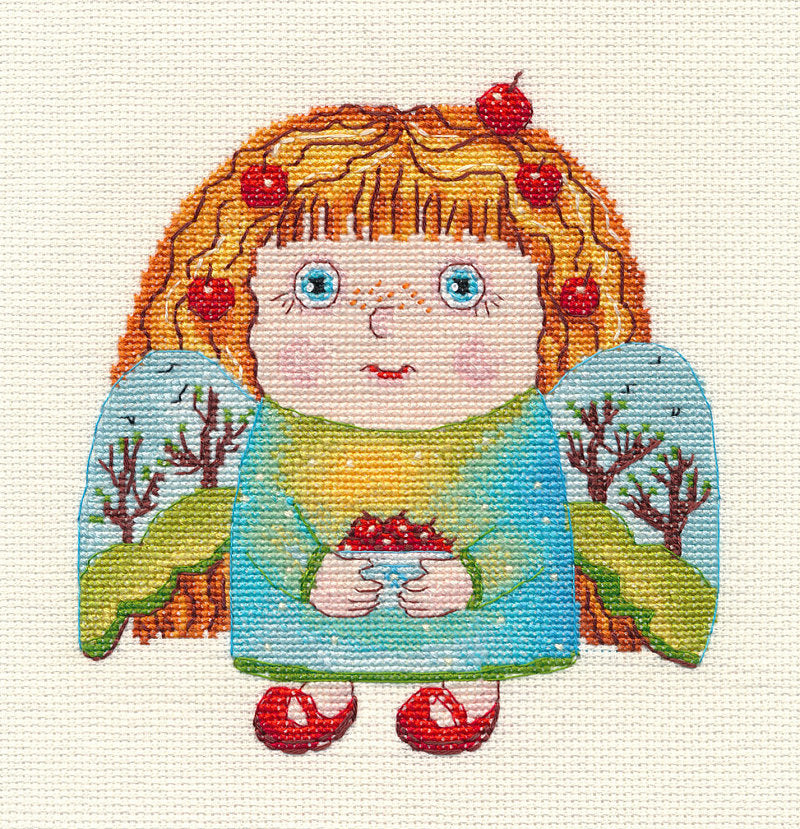 Kit de punto de cruz. Summer Angel - 1539 OVEN