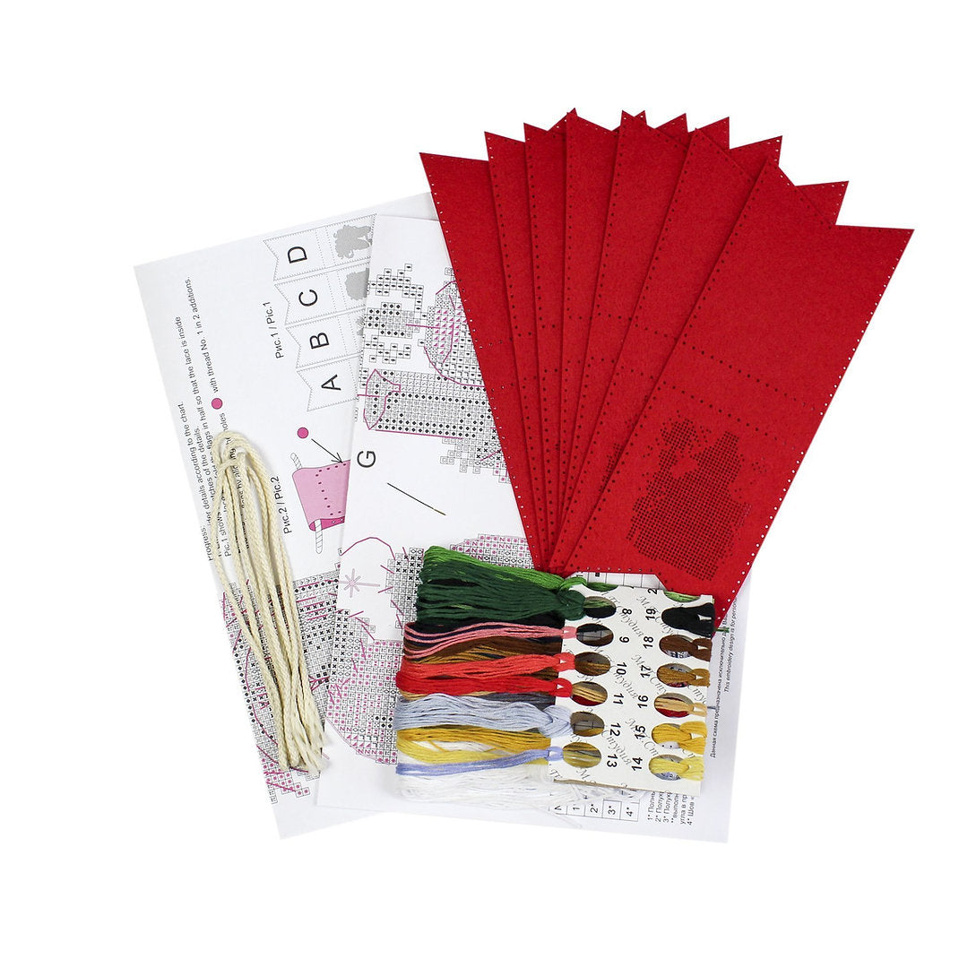 Garland - ST-1017 MP Studia - Cross Stitch Kit