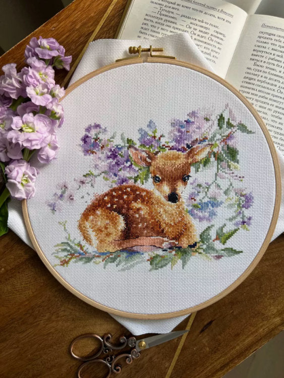 Cross Stitch Kit 'Fawn' - SANO-30 Andriana