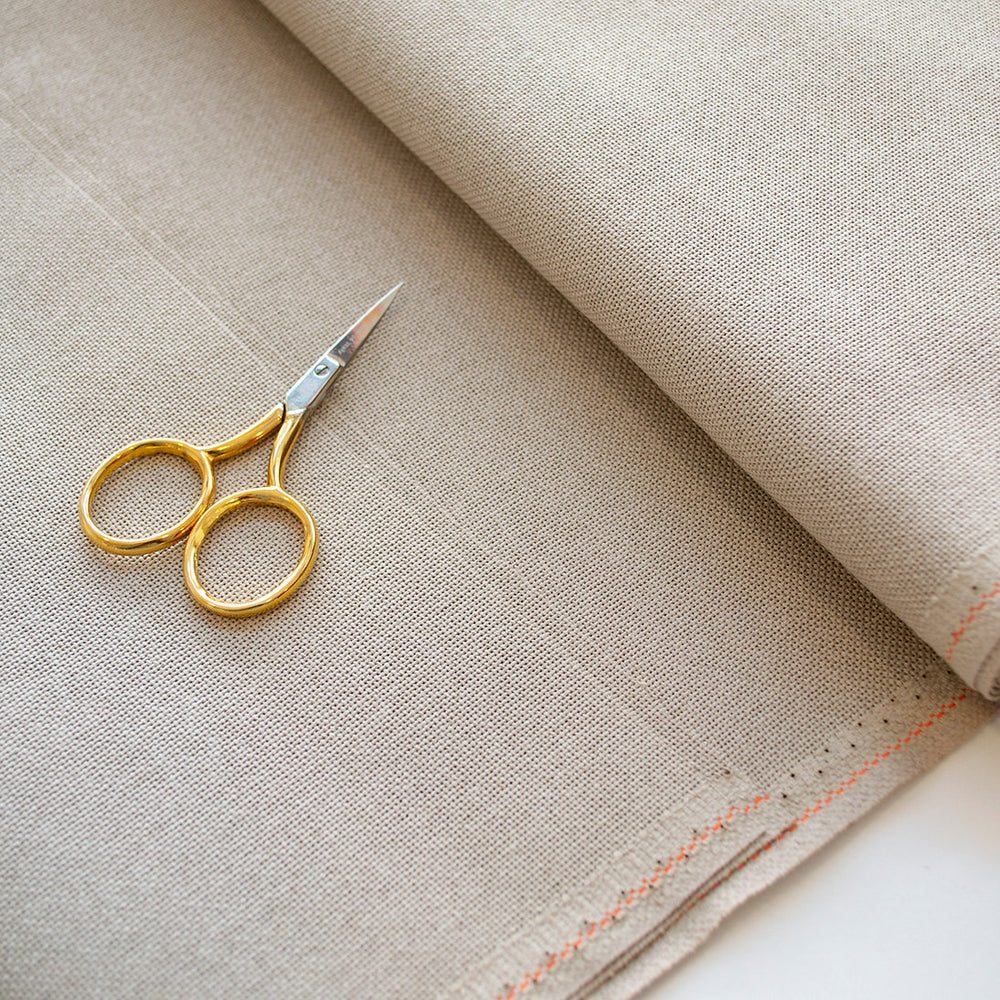 3835/779 Tissu Lugana 25 ct. Taupe légère ZWEIGART pour point de croix