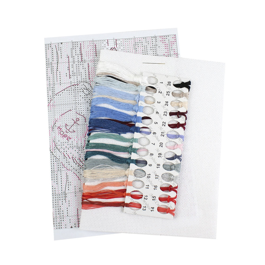 Kit de Punto de Cruz 'Brave Sailor' - SM-748 MP Studia