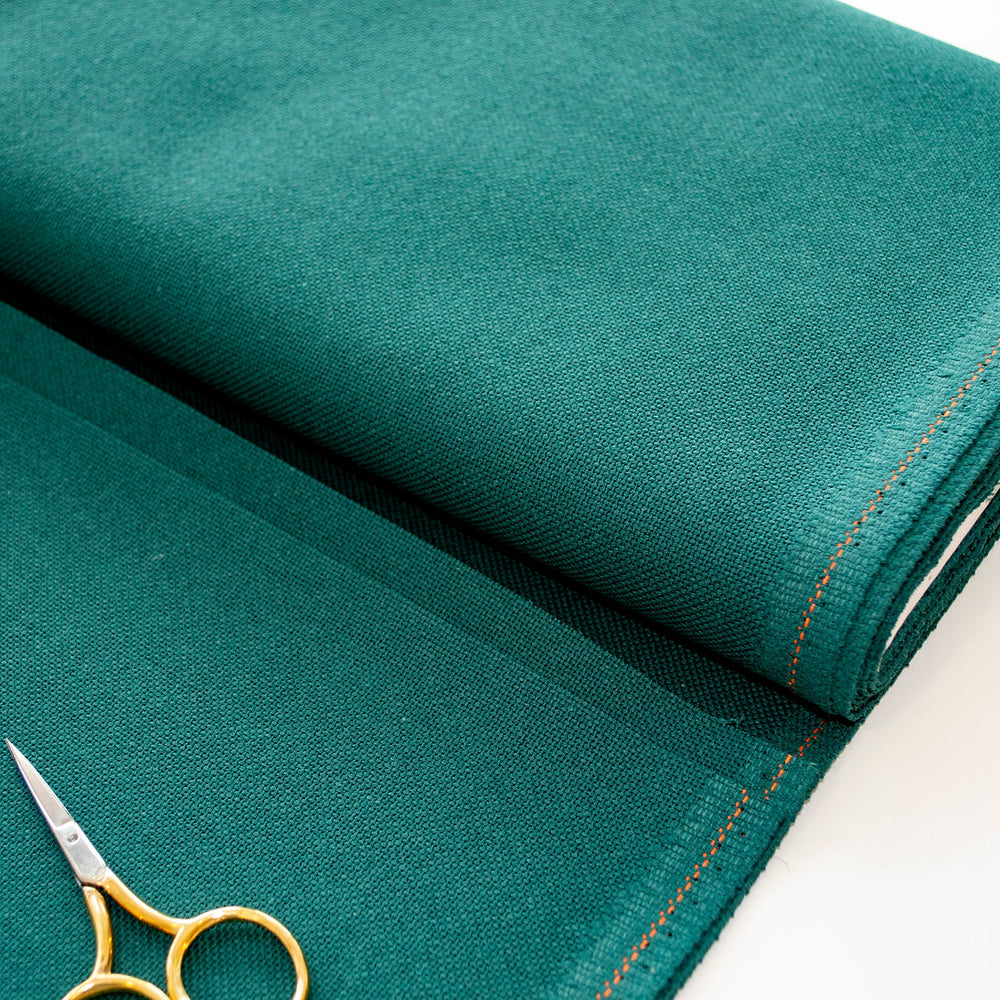 3835/647 Tela Lugana 25 ct. Color Dark Green de ZWEIGART tela para punto de cruz