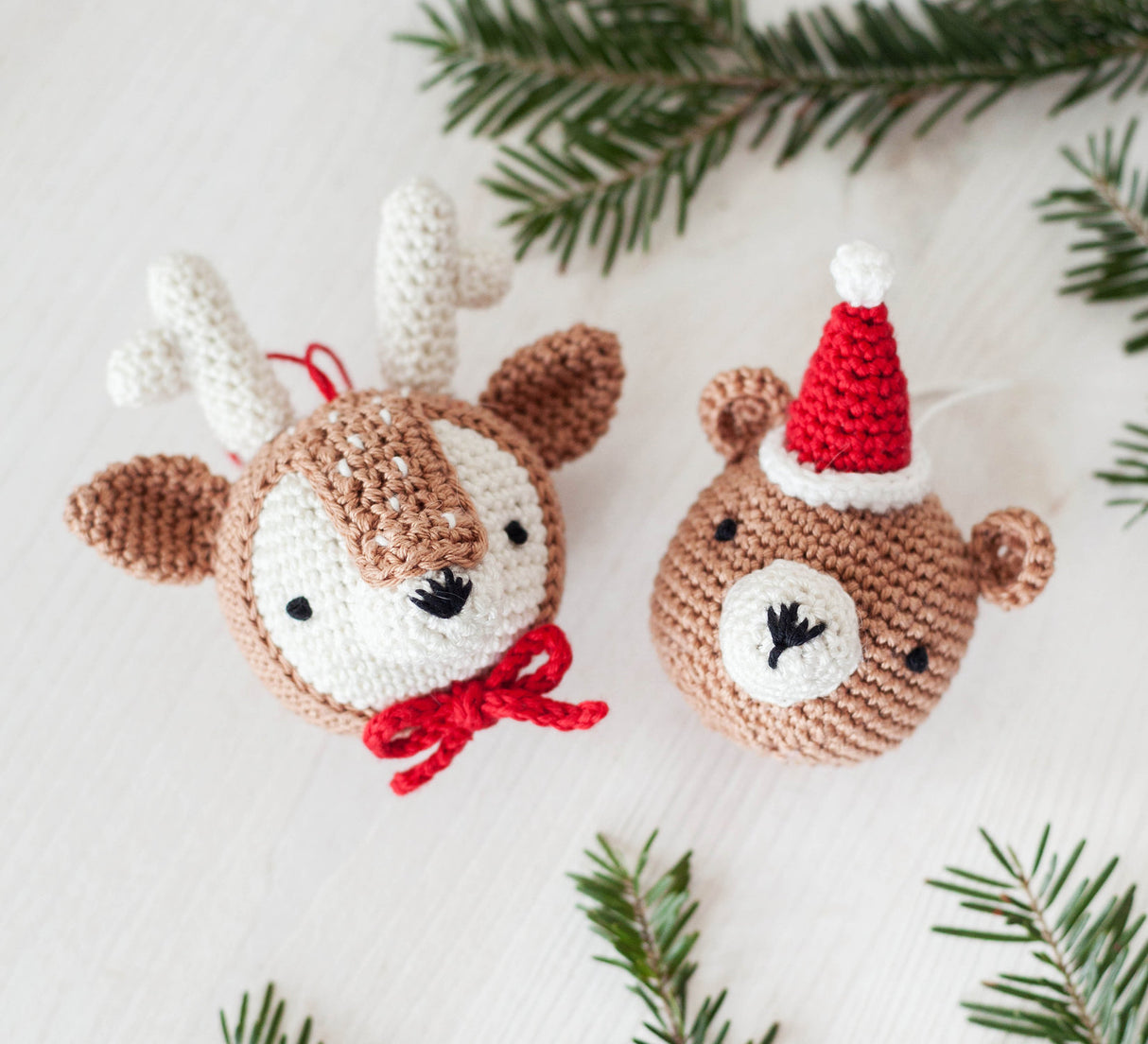 A28HEAD Renne et Teddy - Ancre - KIT AMIGURUMIS